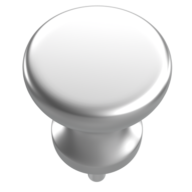 Pimi çek. Çizim iğnesi. Üç boyutlu pim. 3B illüstrasyon.