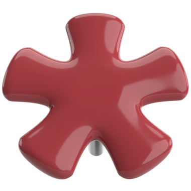 Pimi çek. Çizim iğnesi. Üç boyutlu pim. 3B illüstrasyon.