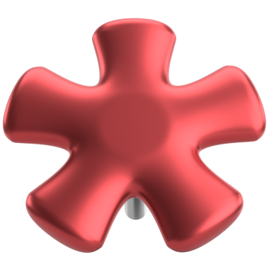 Pimi çek. Çizim iğnesi. Üç boyutlu pim. 3B illüstrasyon.