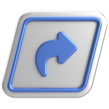 Paylaş düğmesi. Simgeyi paylaş. 3B illüstrasyon.