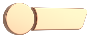 Üç boyutlu düğme. Boş tuş. 3B illüstrasyon.