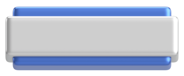Üç boyutlu düğme. Boş tuş. 3B illüstrasyon.