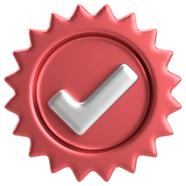 3 boyutlu onay kutusu. İşaretle. 3B illüstrasyon.