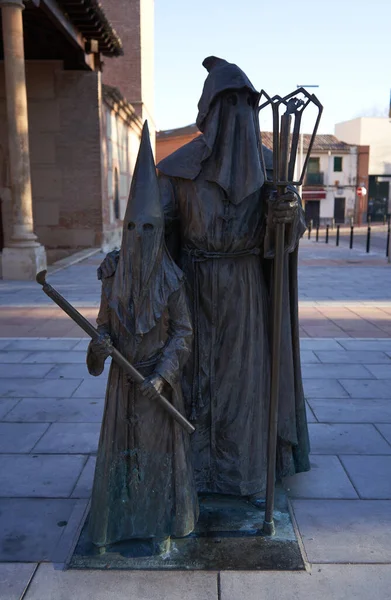 Guadalajara Spanje Januari 2021 Standbeeld Van Nazarenen Van Heilige Week — Stockfoto