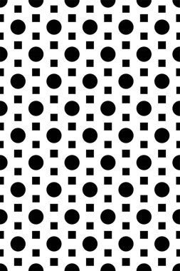 Klasik monokrom minimalist, dikişsiz nokta deseni. Vektör illüstrasyonu.