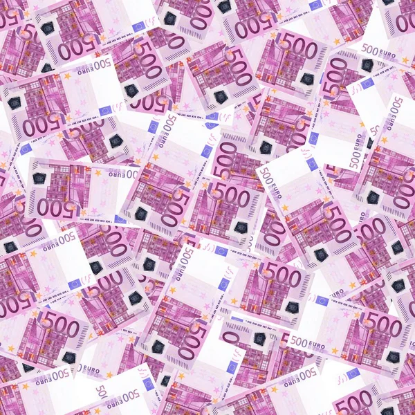 Money seamless pattern. 500 euros, the currency of America and Europe.Background. — Stock Photo, Image