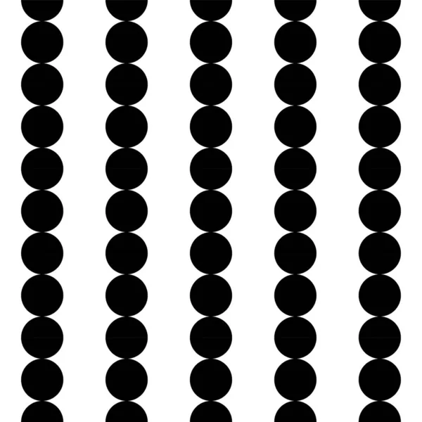Классический монохромный минималистичный бесшовный рисунок с точками и кругами. Векторная иллюстрация. — стоковый вектор