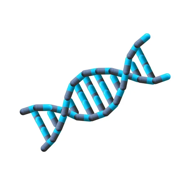 Dna Art Make Capsules White Background Blue Capsules Consept Health — Stock Photo, Image