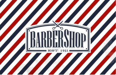 Old Fashion styled Barber Shop clipart