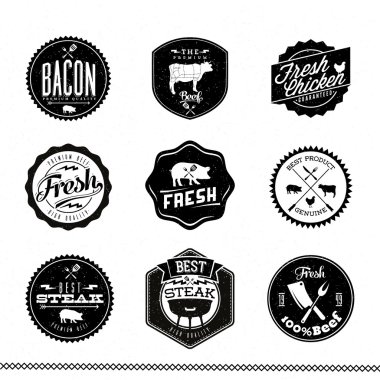 Premium sığır eti etiketleri