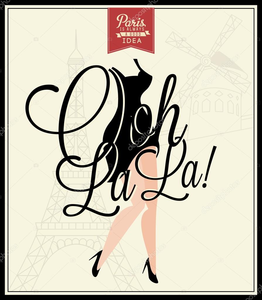 Ooh la la! - creative typographic message