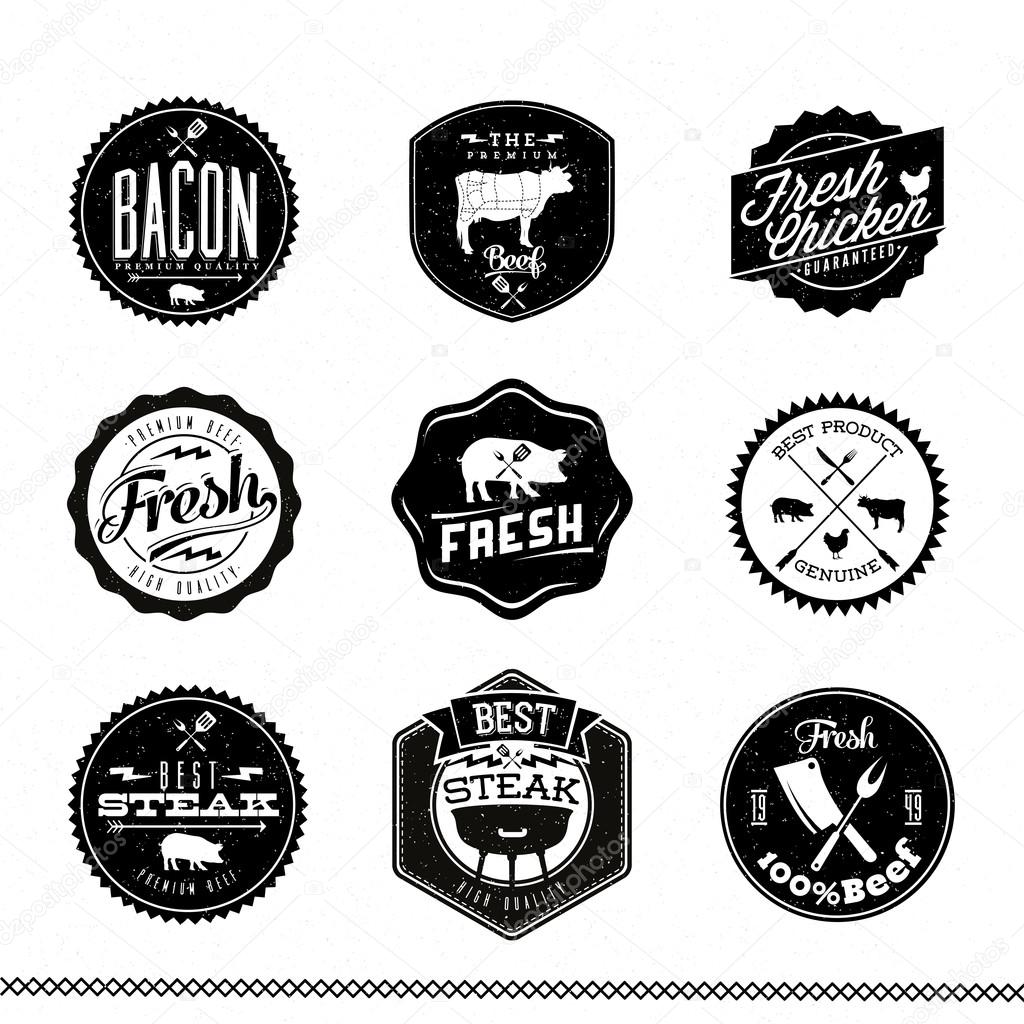 Premium Beef labels