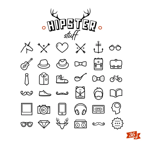 Hipster-Symbol, Etikett, Abzeichen, Aufkleber! Wow! alles, was Sie brauchen! Vektorgrafiken