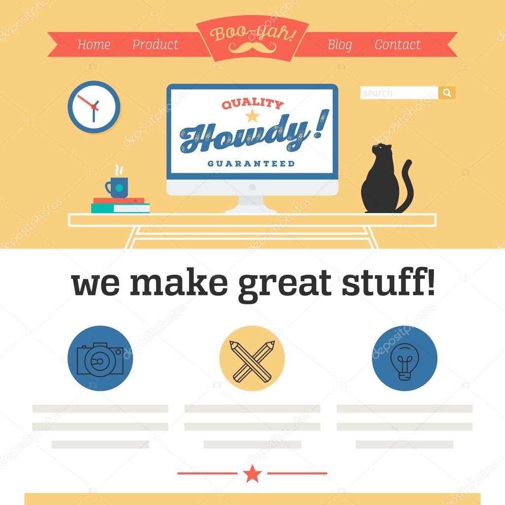Hipster style infographics elements and icons set for retro design