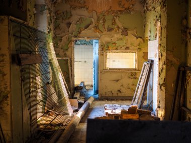 Eski hastane Harabeleri.