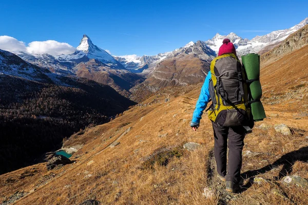 Готель Matterhorn раннього ранку — стокове фото