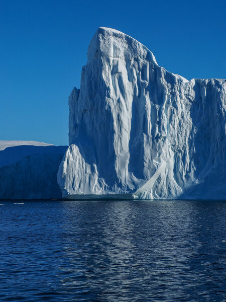 huge iceberg in water