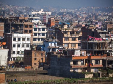 Kathmandu şehir gökten