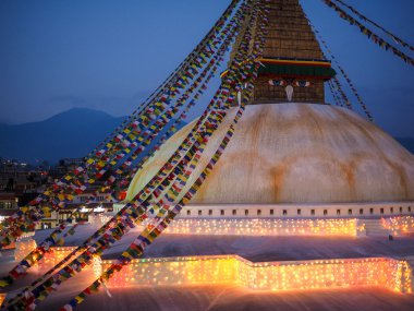 Budist tapınak boudhanath stupa