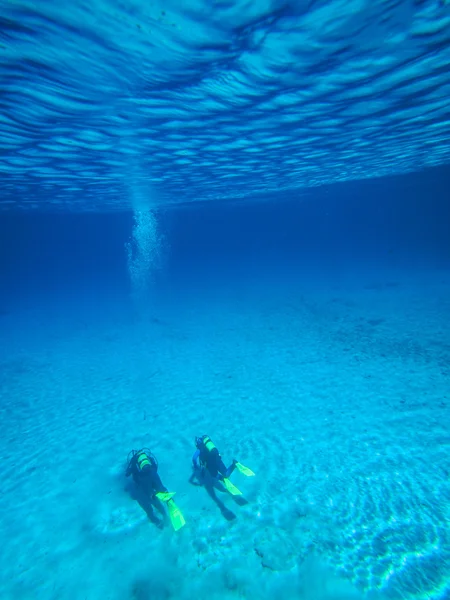 Buceo en Gruner See, Austria — Foto de Stock