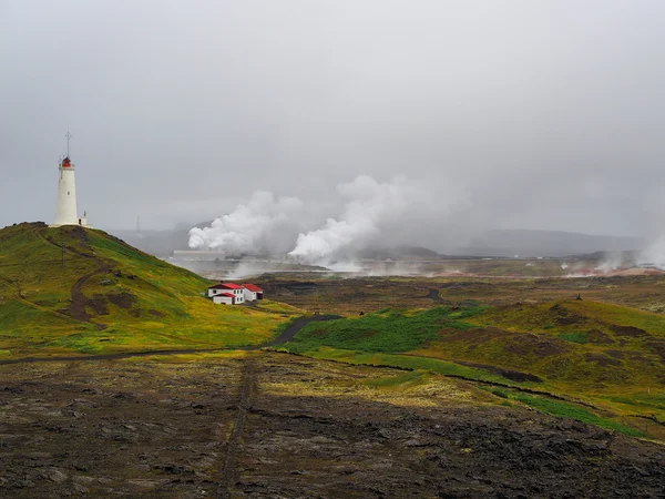 Campo geotérmico de Gunnuhver — Foto de Stock