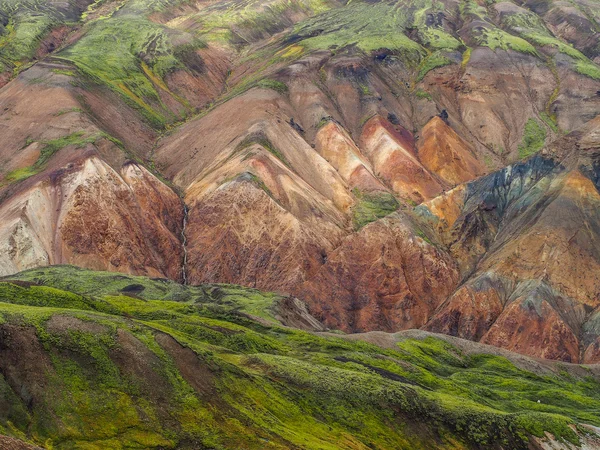 Landmannalaugar fjallabak 自然保护区 — 图库照片