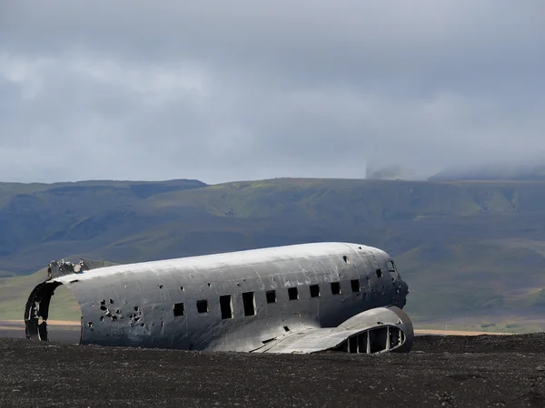 Vrak av oss militära plan — Stockfoto