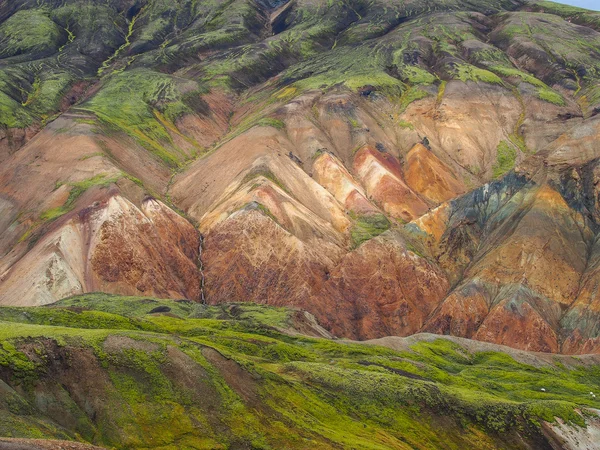 Landmannalaugar fjallabak 自然保护区 — 图库照片