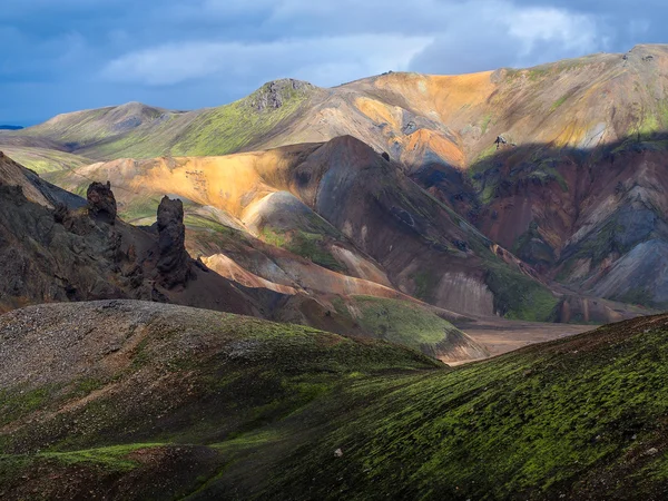 Landmannalaugar fjallabak 自然保护区 — 图库照片