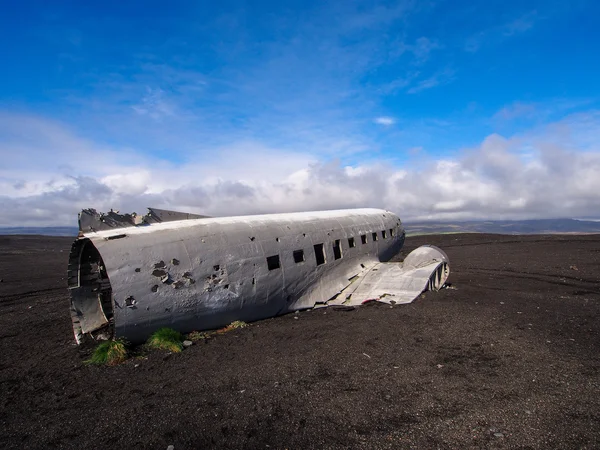 Wreck of US military plane — Stock Photo, Image