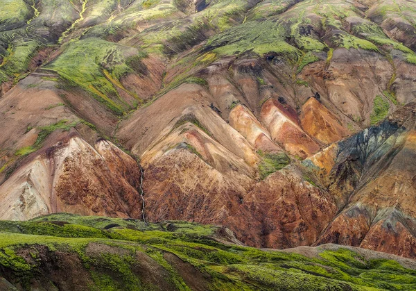 Landmannalaugar fjallabak 自然保护区 — 图库照片