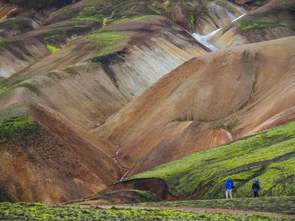 Landmannalaugar fjallabak přírodní rezervace — Stock fotografie