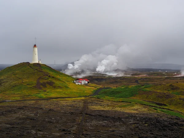 Geothermal field of Gunnuhver — Stock Photo, Image