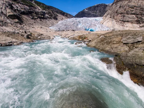 Nigardsbreen glaciär — Stockfoto