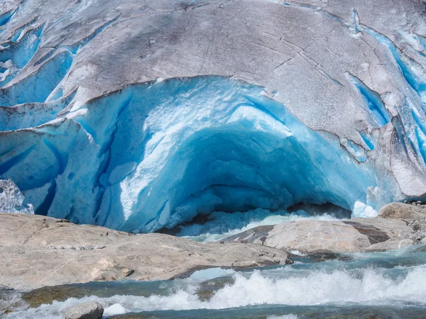 Ledovec nigardsbreen — Stock fotografie