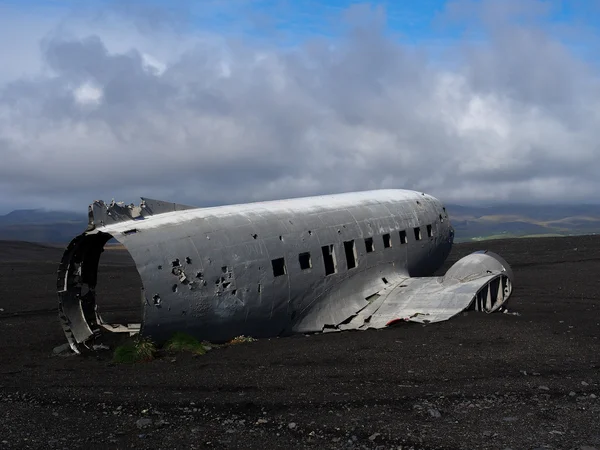 Wreck of US military plane — Stock Photo, Image