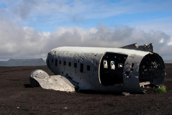 Destruição de avião militar dos EUA — Fotografia de Stock