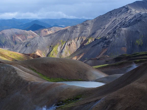 Landmannalaugar fjallabak přírodní rezervace — Stock fotografie