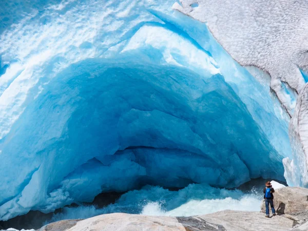 Nigardsbreen 冰川 — 图库照片