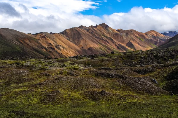 Landmannalaugar fjallabak doğa rezerv — Stok fotoğraf