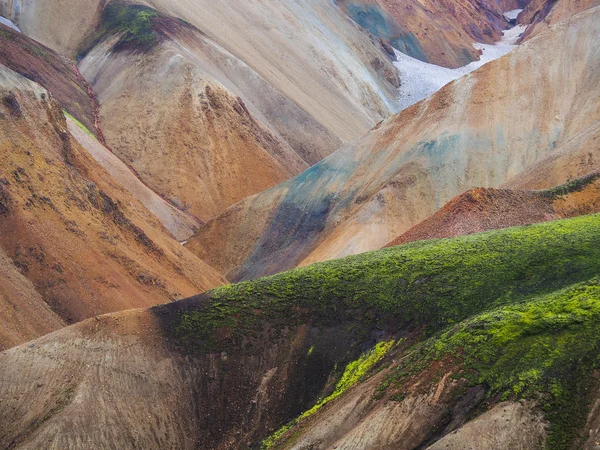 Landmannalaugar fjallabak 自然保护区 — 图库照片