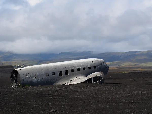 Wreck of US military plane — Stock Photo, Image