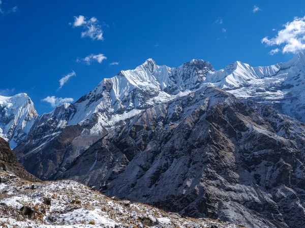 Annapurna Sud in Nepal all'alba — Foto Stock