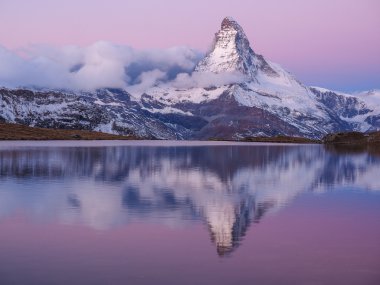 Matterhorn in early morning clipart