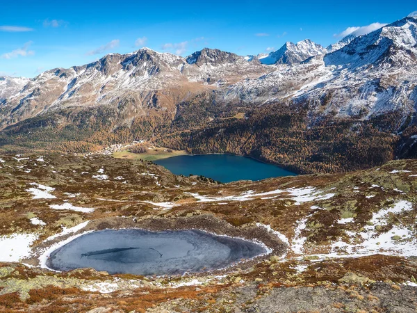 Schweiziska Alperna, Engadine Saint Moritz — Stockfoto