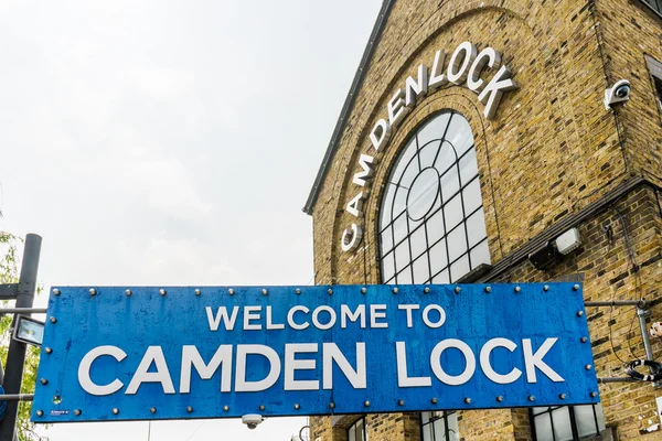 Camden Lock y el mercado de Camden — Foto de Stock