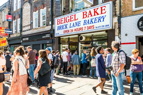 Famoso Beigel Bake Brick Lane Panadería Beigel Shop — Foto de Stock