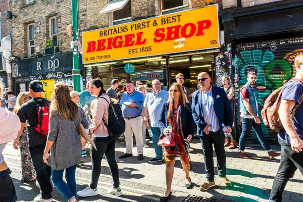 Famous Britains First and Best Beigel Shop — Stock Photo, Image