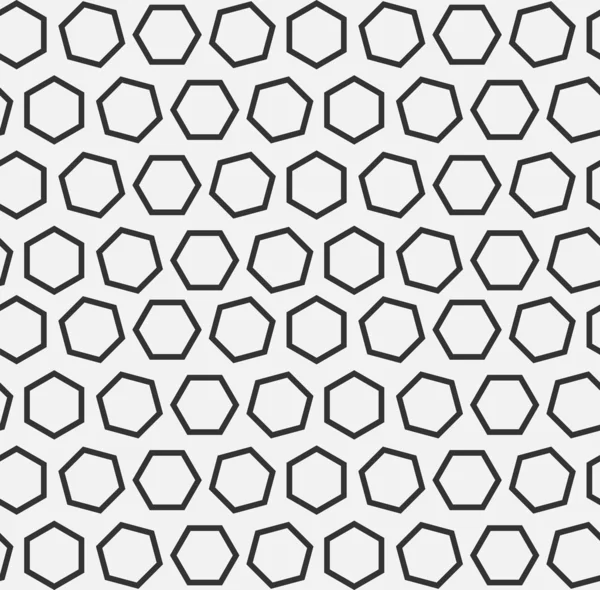 Textura hexagonal con líneas. Patrón geométrico vectorial sin fisuras — Vector de stock