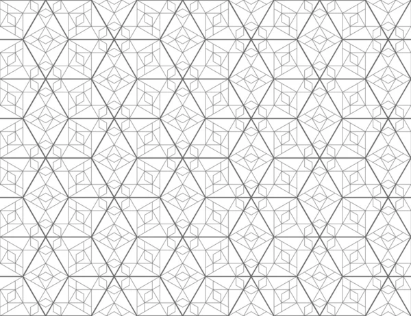 Nahtlose geometrische Muster mit Diamanten. Vektorillustration — Stockvektor